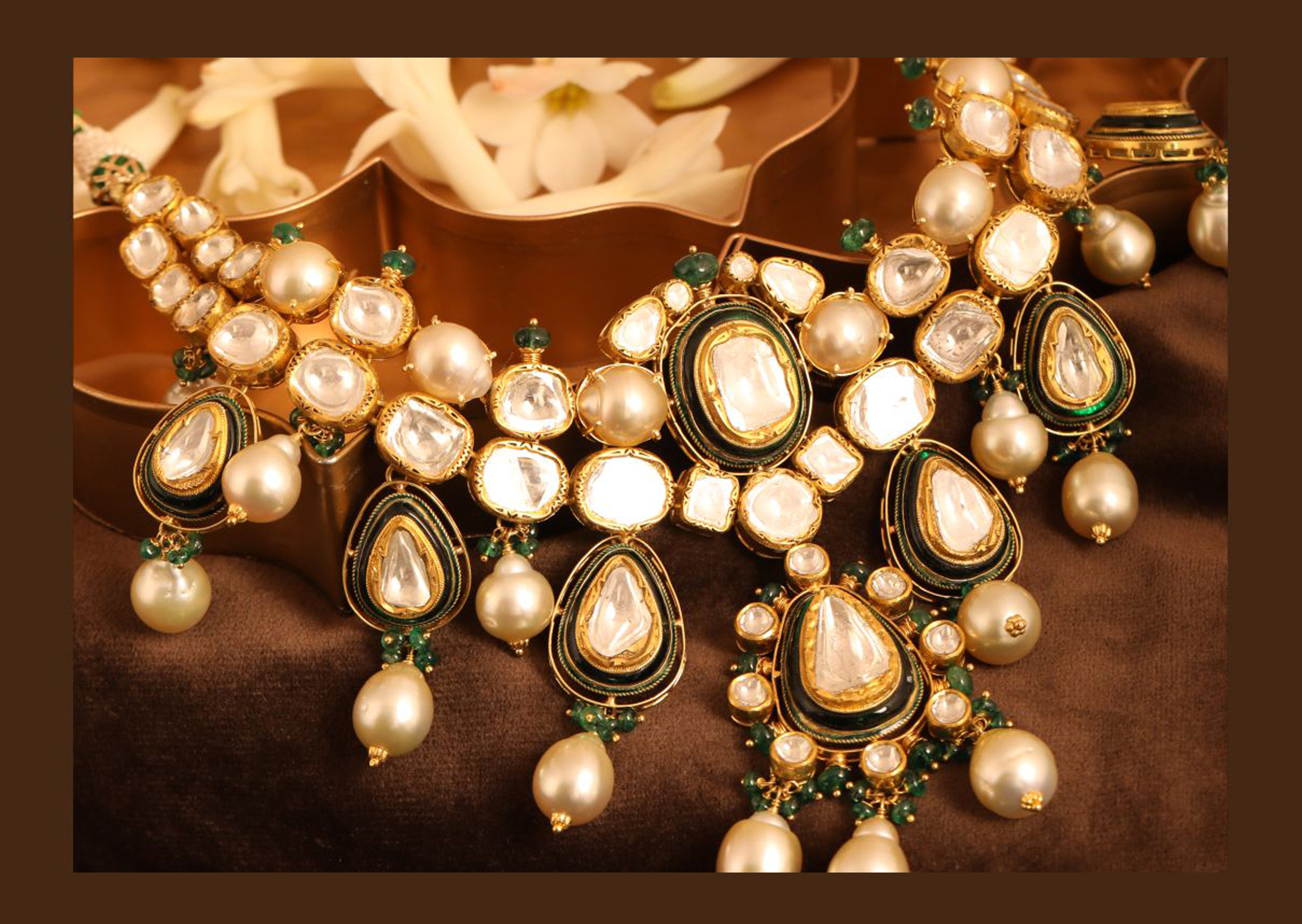 Elegant Meenakari Choker Sets; Timeless Necklace Designs