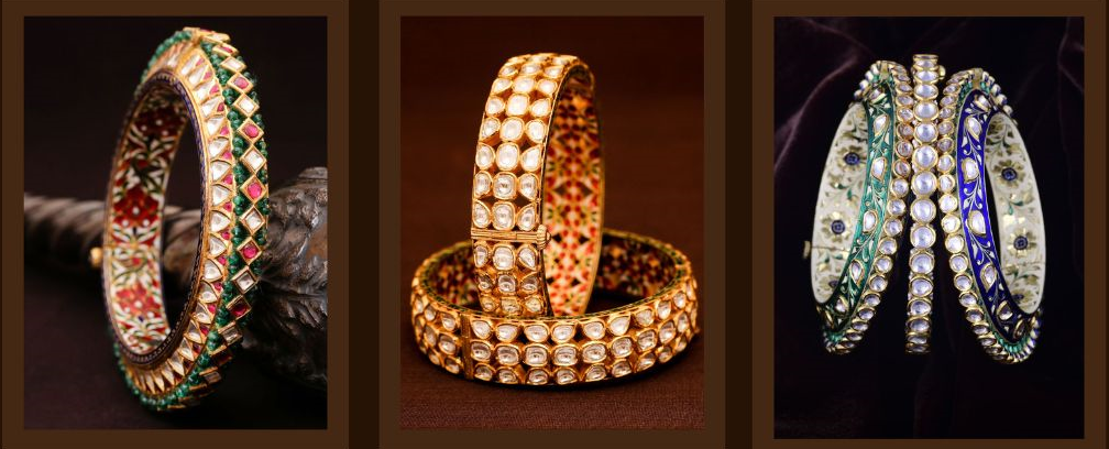 Different types of Jadau-Kundan